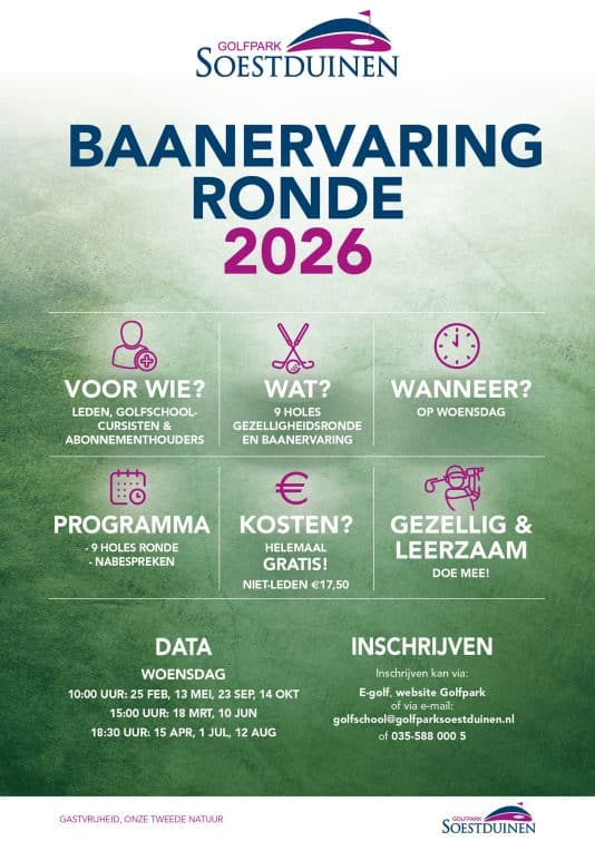 Baanervaringsrondes 2026